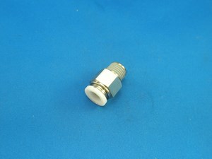 Connector, Male 1/4NPT Male X 3/8 Tube